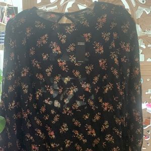 Nordstrom Brand New floral print open back Maxi dress. Size M.